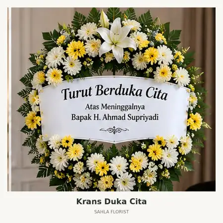 Krans Bunga Duka Ambarrukmo